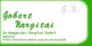 gobert margitai business card